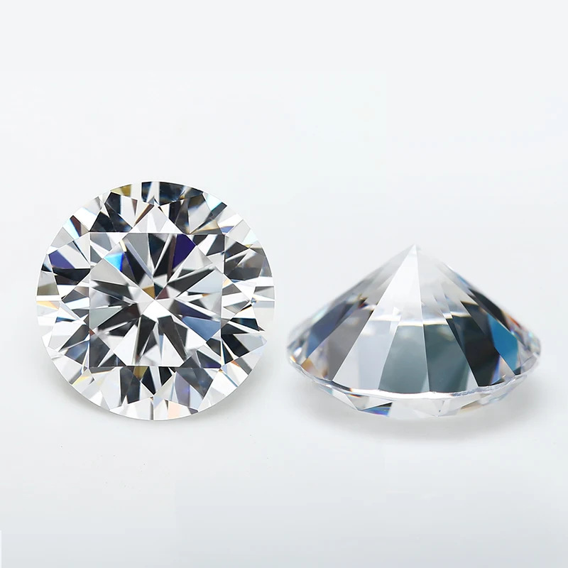 Cubic Zirconia Round White (9)