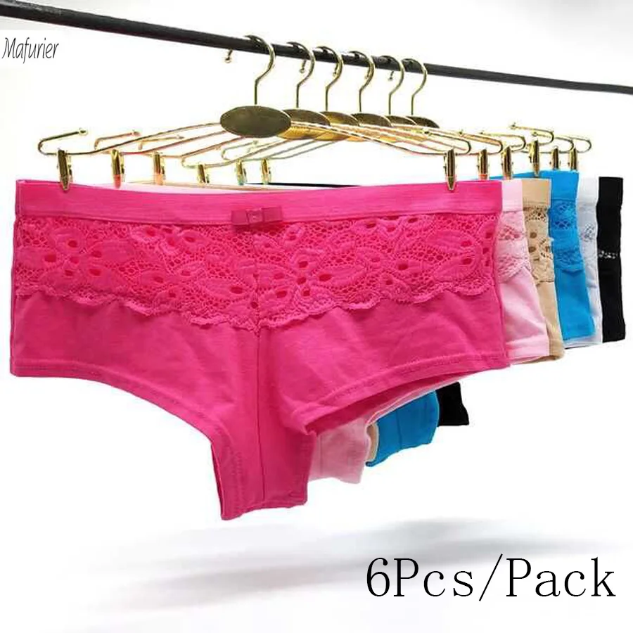 Mafurier Free Shipping Women New Style Sexy Underwear Female Cotton Panties MS Lady Soft Briefs Lace Knickers For Women 6Pcs/Lot
Mafurier Free Shipping Women New Style Sexy Underwear Female Cotton Panties MS Lady Soft Briefs Lace Knickers For Women 6Pcs/Lot