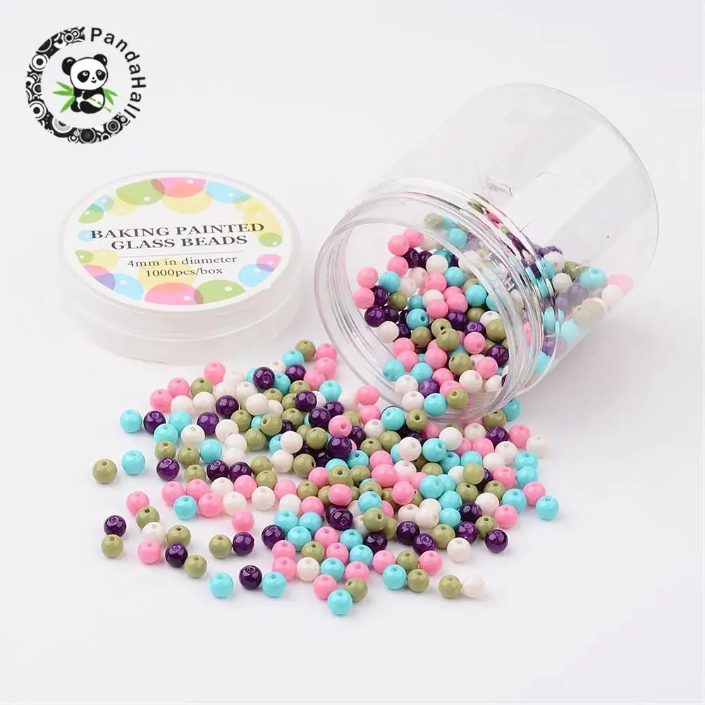 8mm Round Glass Pearl Bead Sets Dyed Baking Painted Beads for Jewelry Making Mixed Color, Hole: 0.7~1.1mm;200pcs/box 
8mm Round Glass Pearl Bead Sets Dyed Baking Painted Beads for Jewelry Making Mixed Color, Hole: 0.7~1.1mm;200pcs/box