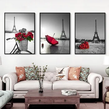 Paris Red Rose Umbrella Canvas Painting Artistic Conception Landscape Posters Prints Modern Nordic Wall Picture Home Decoration
Paris Red Rose Umbrella Canvas Painting Artistic Conception Landscape Posters Prints Modern Nordic Wall Picture Home Decoration