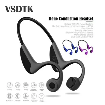 Best quality Bone Wireless Bluetooth Stereo Sports Headsets BT 4.2 Neck-strap earphones Bone Conduction Headsets Hands-free
Best quality Bone Wireless Bluetooth Stereo Sports Headsets BT 4.2 Neck-strap earphones Bone Conduction Headsets Hands-free