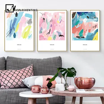 Watercolor Color Blocks Art Canvas Posters Abstract Prints Painting Nursery Wall Art Pictures Children Bedroom Decoration
Watercolor Color Blocks Art Canvas Posters Abstract Prints Painting Nursery Wall Art Pictures Children Bedroom Decoration