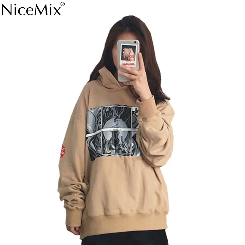 NiceMix Harajuku Hoodies Women Sweatshirt Moletom Loose Oversize Hooded Pullover Unisex Couple Coats 2017 Autumn Streetwear
NiceMix Harajuku Hoodies Women Sweatshirt Moletom Loose Oversize Hooded Pullover Unisex Couple Coats 2017 Autumn Streetwear