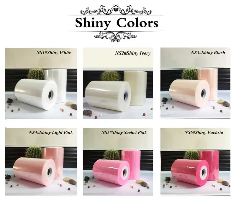 6 inch 15cm 100 Yards Shimmer Tulle Rolls for Craft Wedding or Party Decoration
6 inch 15cm 100 Yards Shimmer Tulle Rolls for Craft Wedding or Party Decoration