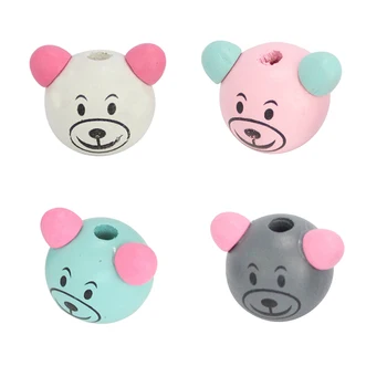 4Colors 3pcs/set Cartoon Bear Head Beads Children Fashion Toy DIY Accessories Adorable Jewelry Making Decor
4Colors 3pcs/set Cartoon Bear Head Beads Children Fashion Toy DIY Accessories Adorable Jewelry Making Decor