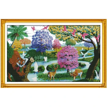 A Heaven on Earth (2) Counted Cross Stitch 11CT 14CT Cross Stitch Set Scenery Cross-stitch Kit Embroidery Needlework
A Heaven on Earth (2) Counted Cross Stitch 11CT 14CT Cross Stitch Set Scenery Cross-stitch Kit Embroidery Needlework