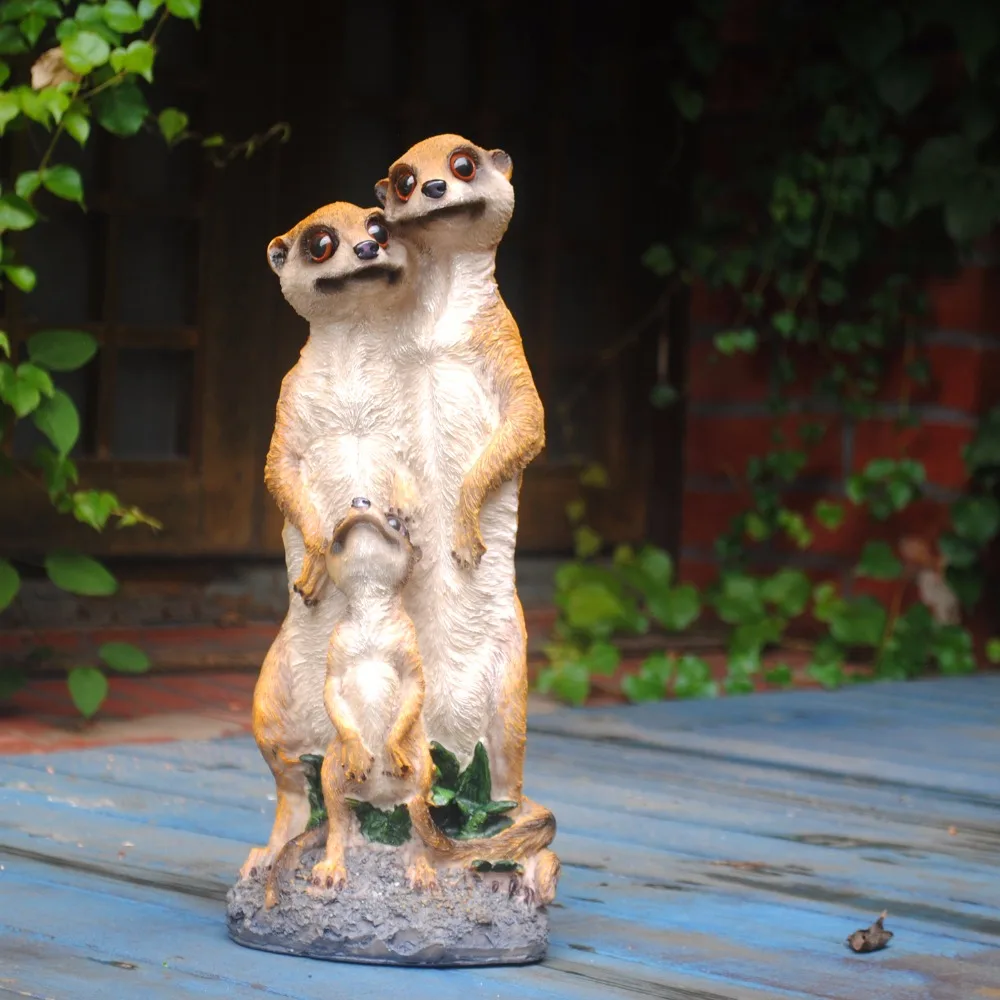 Outdoor Garden Resin Mongoose Crafts Statues Decoration Home Courtyard Balcony Cute Cat Animal Sculptures Decor Park Ornaments
Outdoor Garden Resin Mongoose Crafts Statues Decoration Home Courtyard Balcony Cute Cat Animal Sculptures Decor Park Ornaments