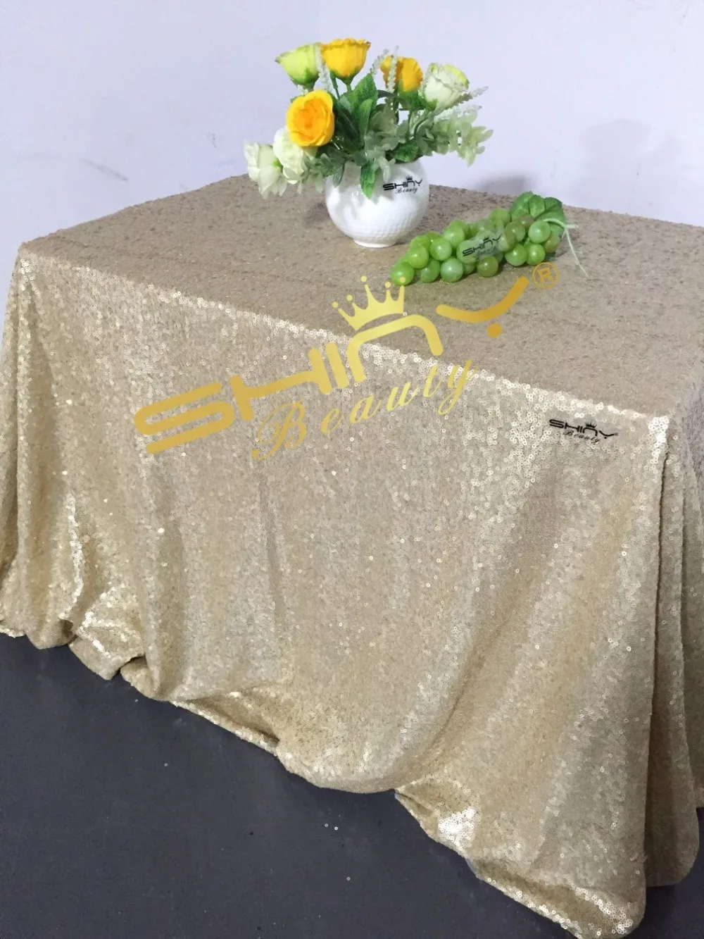 Hot Sale!!! Choose Your Color!!~90" X 156" Matt Gold Sequin Tablecloth, Wedding Table Cloth, Sparkle Sequin Linens-a
Hot Sale!!! Choose Your Color!!~90" X 156" Matt Gold Sequin Tablecloth, Wedding Table Cloth, Sparkle Sequin Linens-a