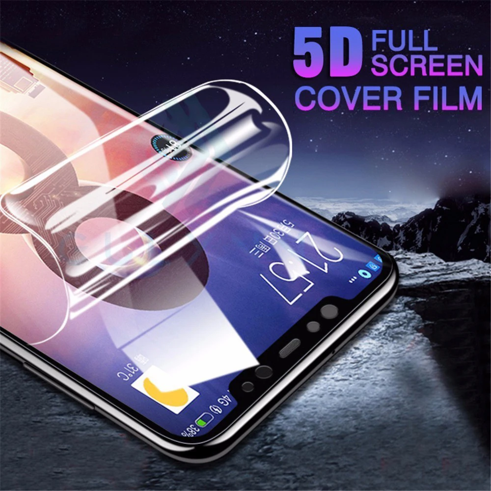 Full Cover Soft Hydrogel Film for Xiaomi 9 8 Lite Mix 3 Max 3 Note 3 PocoPhone F1 Screen Protector Film For Redmi Note 7 6 5 Pro
Full Cover Soft Hydrogel Film for Xiaomi 9 8 Lite Mix 3 Max 3 Note 3 PocoPhone F1 Screen Protector Film For Redmi Note 7 6 5 Pro
