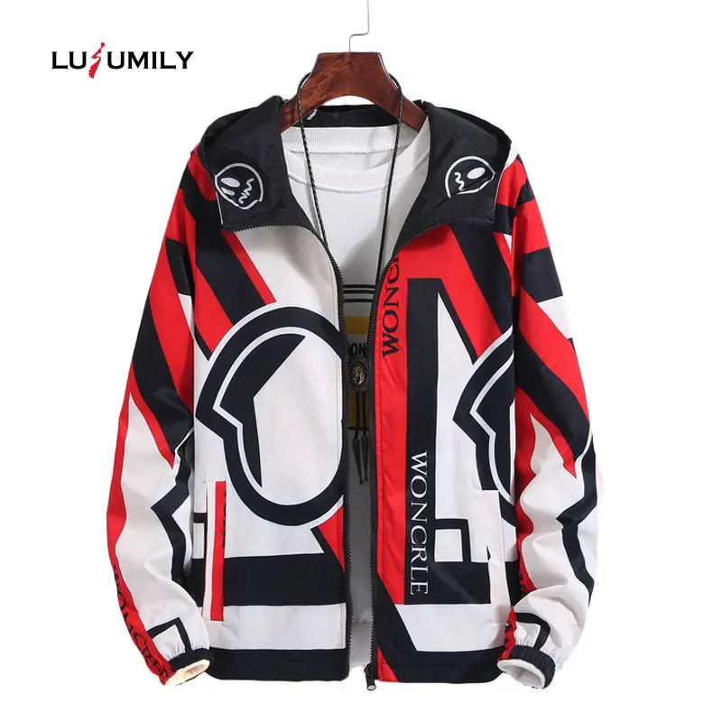 Lusumily Two Side Wear Multicolor Casual Colorblock Zip Up Hooded Pocket Cartoon Jacket Women Spring Autumn Female Coat Outerwea
Lusumily Two Side Wear Multicolor Casual Colorblock Zip Up Hooded Pocket Cartoon Jacket Women Spring Autumn Female Coat Outerwea