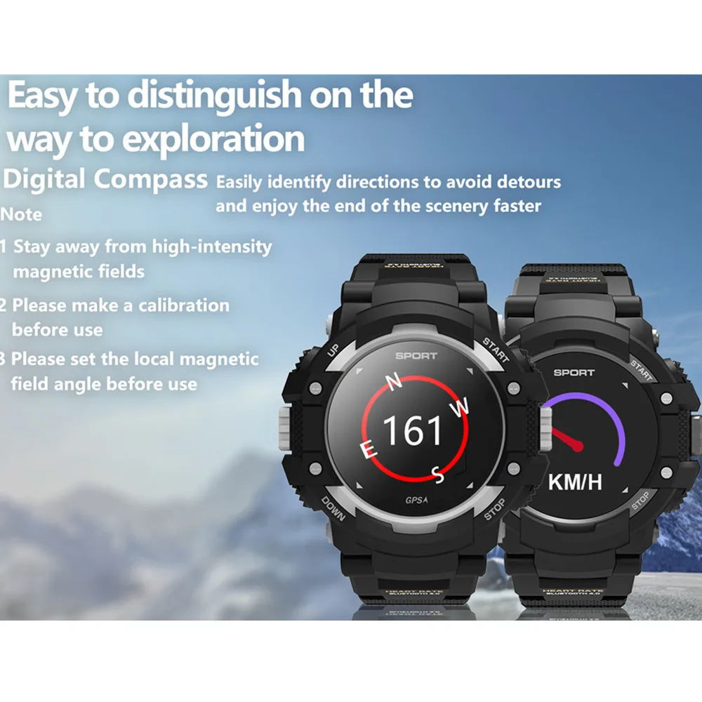 OGEDA watch men 2019 smart sport outdoor bracelet GPS Bluetooth Color LCD Realtime Heart Rate Temperature Monitor Multisport
OGEDA watch men 2019 smart sport outdoor bracelet GPS Bluetooth Color LCD Realtime Heart Rate Temperature Monitor Multisport