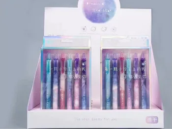 cute Night Asteroid design gel pen cartoon stationery prize kawaii student pen office write sign pen black neutral pen 48pc/lot
cute Night Asteroid design gel pen cartoon stationery prize kawaii student pen office write sign pen black neutral pen 48pc/lot