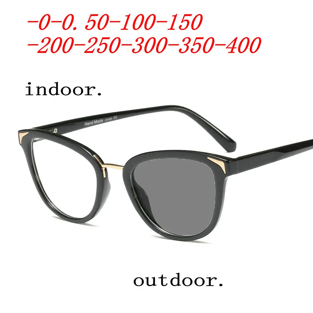 women fashion trend myopia optical cat sunglasses sun photochromic finished optical glasses myopia prescription glasses fram FML
women fashion trend myopia optical cat sunglasses sun photochromic finished optical glasses myopia prescription glasses fram FML