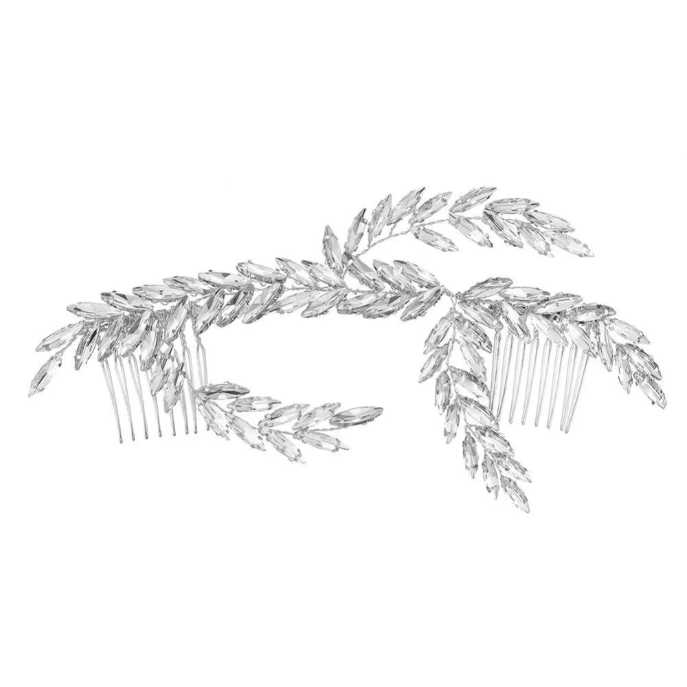 Inserting Leaves Branches Comb Bridal Hair Combs Women Rhinestone Hair Ornaments Insert Headwear Headpiece Hair Accessories New
Inserting Leaves Branches Comb Bridal Hair Combs Women Rhinestone Hair Ornaments Insert Headwear Headpiece Hair Accessories New