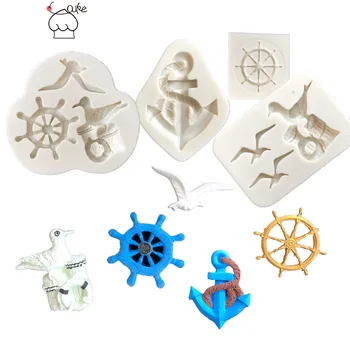 Aouke ship's anchor,Seagull, Fondant Cupcake Decorating Molds Cake Silicone Mold Sugarpaste Candy Chocolate Gumpaste Clay Mould
Aouke ship's anchor,Seagull, Fondant Cupcake Decorating Molds Cake Silicone Mold Sugarpaste Candy Chocolate Gumpaste Clay Mould