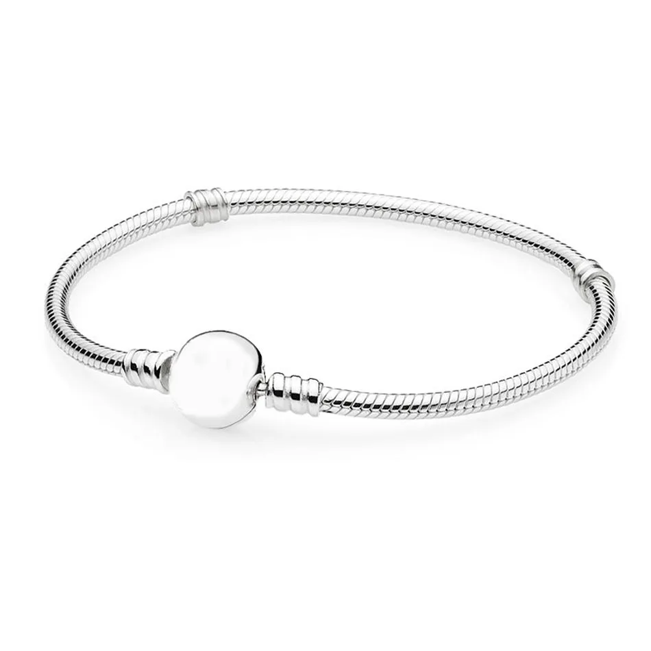 Authentic S925 Sterling Silver Women Bracelet Bangle fit Pandora Bead Charm Pendant Dangle Round Ball Signature Clasp Bracelet
Authentic S925 Sterling Silver Women Bracelet Bangle fit Pandora Bead Charm Pendant Dangle Round Ball Signature Clasp Bracelet