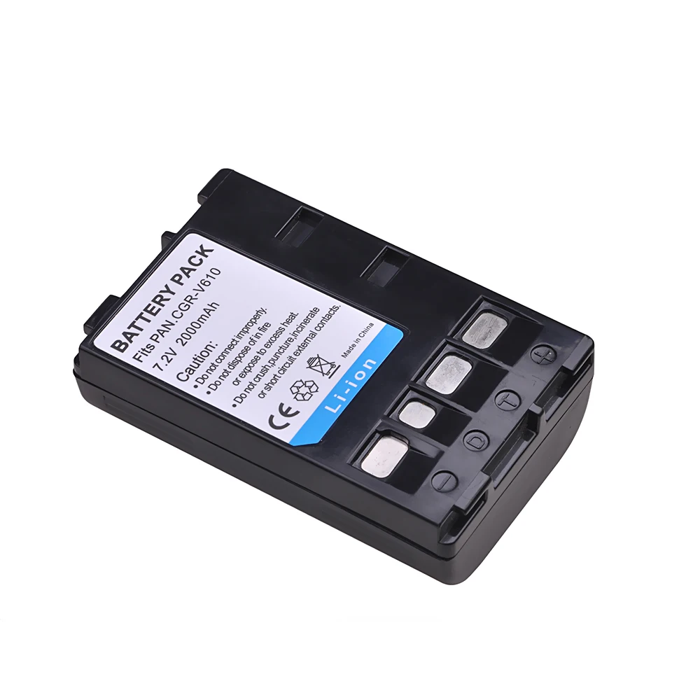 Tectra 2000 mAh 1 шт CGR-V610 CGR V610 CGRV610 Батарея для Panasonic NV-RX14 NV-RX18 NV-RX24 NV-RX27 RX37 RX18B RZ10 Батарея
Tectra 2000 mAh 1 шт CGR-V610 CGR V610 CGRV610 Батарея для Panasonic NV-RX14 NV-RX18 NV-RX24 NV-RX27 RX37 RX18B RZ10 Батарея