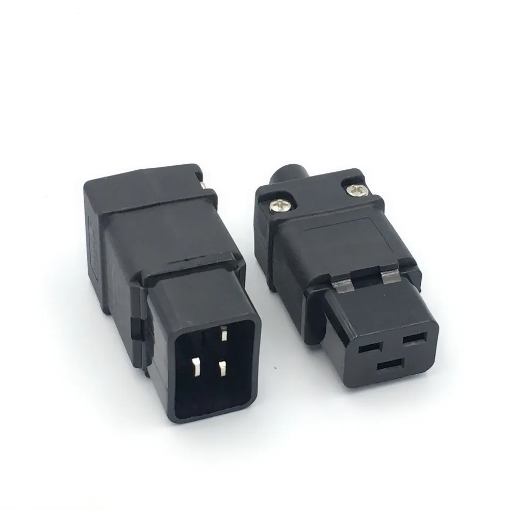 PDU/UPS socket Standard IEC320 C19 C20 16A 250V AC Electrical Power Cable Cord Connector Removable plug SS-809 SS-810 Plug
PDU/UPS socket Standard IEC320 C19 C20 16A 250V AC Electrical Power Cable Cord Connector Removable plug SS-809 SS-810 Plug