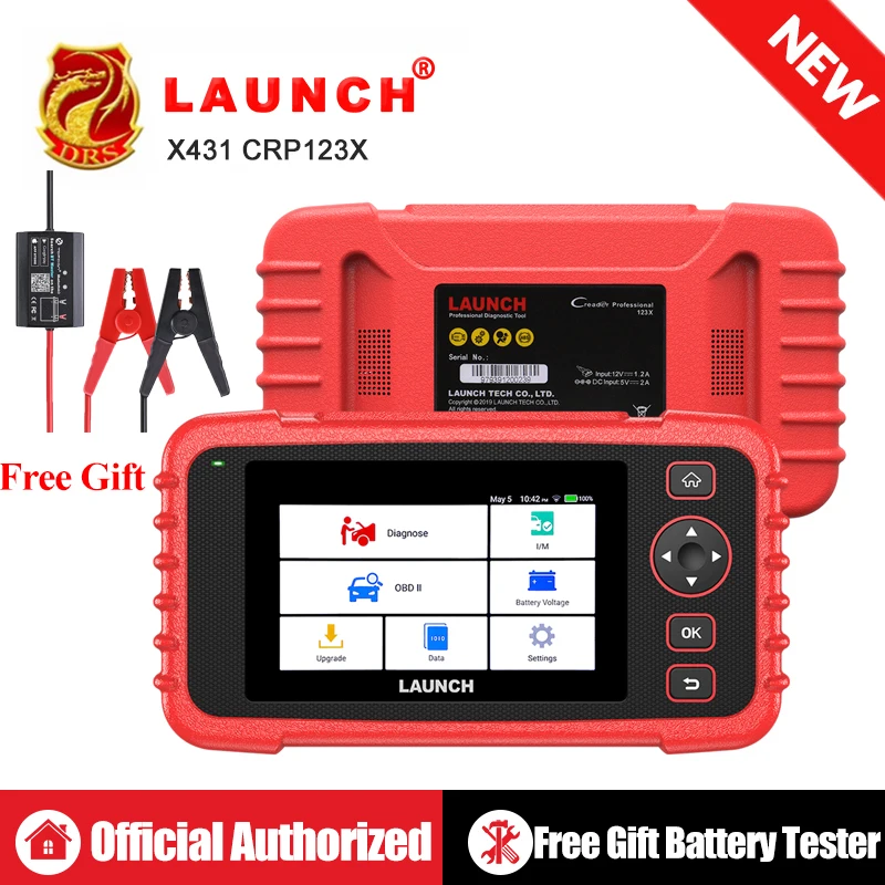 LAUNCH X431 CRP123X OBD2 Scanner Auto Code Reader OBDII Diagnostic Tool ENG AT ABS SRS Launch Scanner Car Automotive Tool crp123
LAUNCH X431 CRP123X OBD2 Scanner Auto Code Reader OBDII Diagnostic Tool ENG AT ABS SRS Launch Scanner Car Automotive Tool crp123