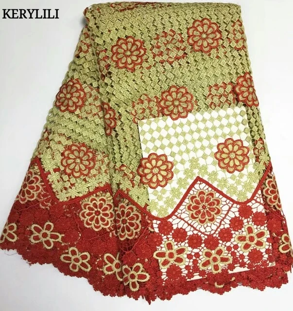 KER YLILI High Quality African Cord Lace Fabric Thread Nigerian Lace Fabrics Guipure Lace Mesh Embroidery Fabric Dress KRL-5646
KER YLILI High Quality African Cord Lace Fabric Thread Nigerian Lace Fabrics Guipure Lace Mesh Embroidery Fabric Dress KRL-5646