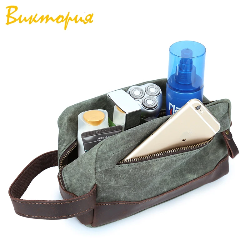 CHARA'S brand Cosmetic bag women/men wash bag Cow Leather Multifunction practical Clutch Unisex Oil wax canvas water-proof bag
CHARA'S brand Cosmetic bag women/men wash bag Cow Leather Multifunction practical Clutch Unisex Oil wax canvas water-proof bag