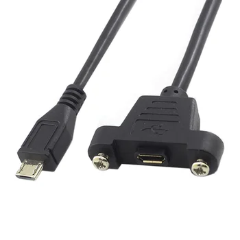 CYSM 10pcs/lot Micro USB 5Pin Male to Female Extension Panel Mount Type Cable with Screws 50cmPanel Mount Type
CYSM 10pcs/lot Micro USB 5Pin Male to Female Extension Panel Mount Type Cable with Screws 50cmPanel Mount Type