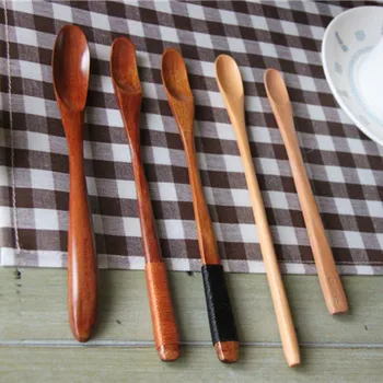 Natural wood tableware environmental health coffee spoon winding long handle spoon nanmu mixing spoon scoop of ice cream
Natural wood tableware environmental health coffee spoon winding long handle spoon nanmu mixing spoon scoop of ice cream
