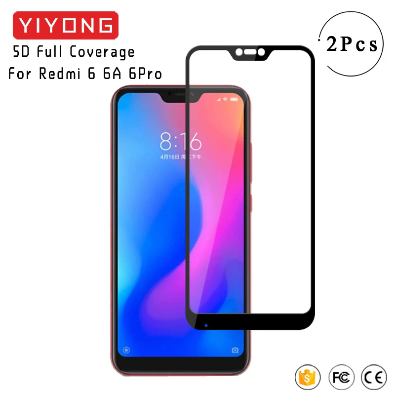 YIYONG 5D Full Cover Glass For Xiaomi Redmi 6 Pro Tempered Glass Redmi 6A 6Pro Screen Protector Film For Xiomi Redmi6 Pro Glass
YIYONG 5D Full Cover Glass For Xiaomi Redmi 6 Pro Tempered Glass Redmi 6A 6Pro Screen Protector Film For Xiomi Redmi6 Pro Glass