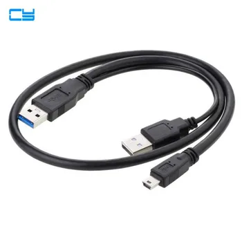 USB 3.0 Mini 10pin Y cable splitter USB3.0 AM to mini USB 10p Mini-Y Cable cord with USB 2.0 power supply 60cm 1.8m
USB 3.0 Mini 10pin Y cable splitter USB3.0 AM to mini USB 10p Mini-Y Cable cord with USB 2.0 power supply 60cm 1.8m