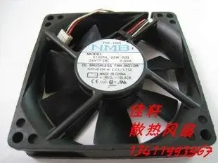 Good Quality Original NMB Cooling fan 8CM 8020 24V 0.09A 3108NL-05W-B39 Three-wire Cooling Fan 
Good Quality Original NMB Cooling fan 8CM 8020 24V 0.09A 3108NL-05W-B39 Three-wire Cooling Fan