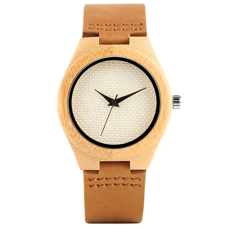 Elegant Ladies Hand-made Wooden Bamboo Quartz Watches Nylon Dial Genuine Leather Watchband Trendy Natural Wristwatch Gift Female
Elegant Ladies Hand-made Wooden Bamboo Quartz Watches Nylon Dial Genuine Leather Watchband Trendy Natural Wristwatch Gift Female