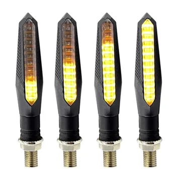 4PCS Motorcycle Turn Signals Light Motorcycles Flowing Water Blinker Flashing Indicator Bendable Tail Stop Signal
4PCS Motorcycle Turn Signals Light Motorcycles Flowing Water Blinker Flashing Indicator Bendable Tail Stop Signal