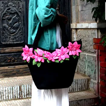 Women Luxury flower Handbags Female canvas Evening Bag Girls Purses&Handbag for Women Ladies Embroideried Shoulder Bags black
Women Luxury flower Handbags Female canvas Evening Bag Girls Purses&Handbag for Women Ladies Embroideried Shoulder Bags black