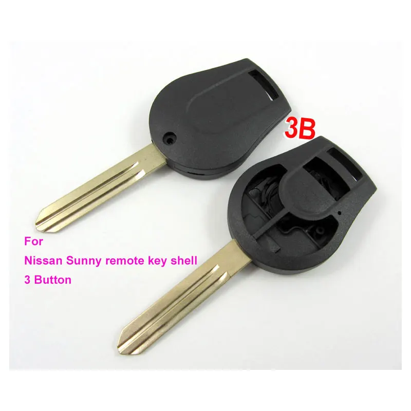 Cute car accessories Nissn Sunny 3 button remote key shell key blank 5pcs/lot Free Shipping
Cute car accessories Nissn Sunny 3 button remote key shell key blank 5pcs/lot Free Shipping