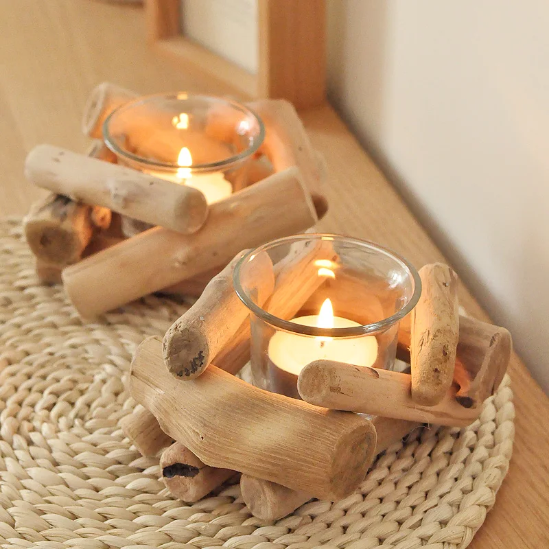 Creative Wedding Party Supplies Irregular Natural Wooden Candle Holder with Cup Romantic Gift Desktop Decoration 10*9*5CM
Creative Wedding Party Supplies Irregular Natural Wooden Candle Holder with Cup Romantic Gift Desktop Decoration 10*9*5CM