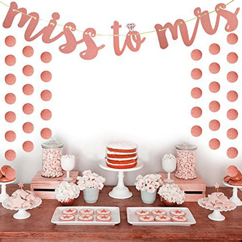 Party DIY Decoration Glitter Bunting Letter Banner Miss To Mrs Hanging Decor for Wedding Bridal Party Decoration Supplies
Party DIY Decoration Glitter Bunting Letter Banner Miss To Mrs Hanging Decor for Wedding Bridal Party Decoration Supplies