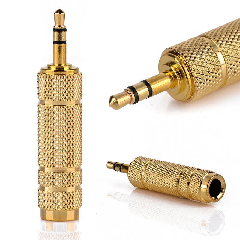 Mayitr 1pc 3.5mm Male to 6.35mm Female Adapter 3.5 Plug to 6.35 Jack Stereo Speaker Audio Converter for PC Notebook
Mayitr 1pc 3.5mm Male to 6.35mm Female Adapter 3.5 Plug to 6.35 Jack Stereo Speaker Audio Converter for PC Notebook