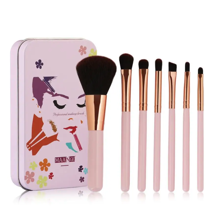 MAANGE 7PCS Make Up Foundation Eyebrow Eyeliner Blush Cosmetic Concealer Brushes pincel maquiagem Drop shipping makeup brushes
MAANGE 7PCS Make Up Foundation Eyebrow Eyeliner Blush Cosmetic Concealer Brushes pincel maquiagem Drop shipping makeup brushes