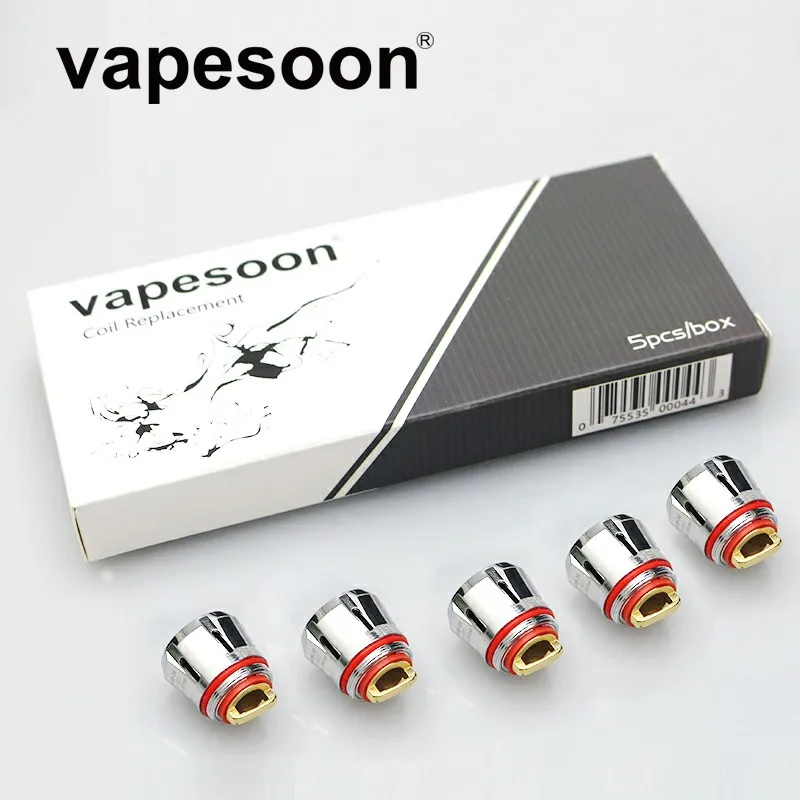 5pcs vapesoon replacement hw coils HW-M 0.15ohm/HW-N 0.2ohm Coil Head designed for ELLO Duro Atomizer tank coils
5pcs vapesoon replacement hw coils HW-M 0.15ohm/HW-N 0.2ohm Coil Head designed for ELLO Duro Atomizer tank coils