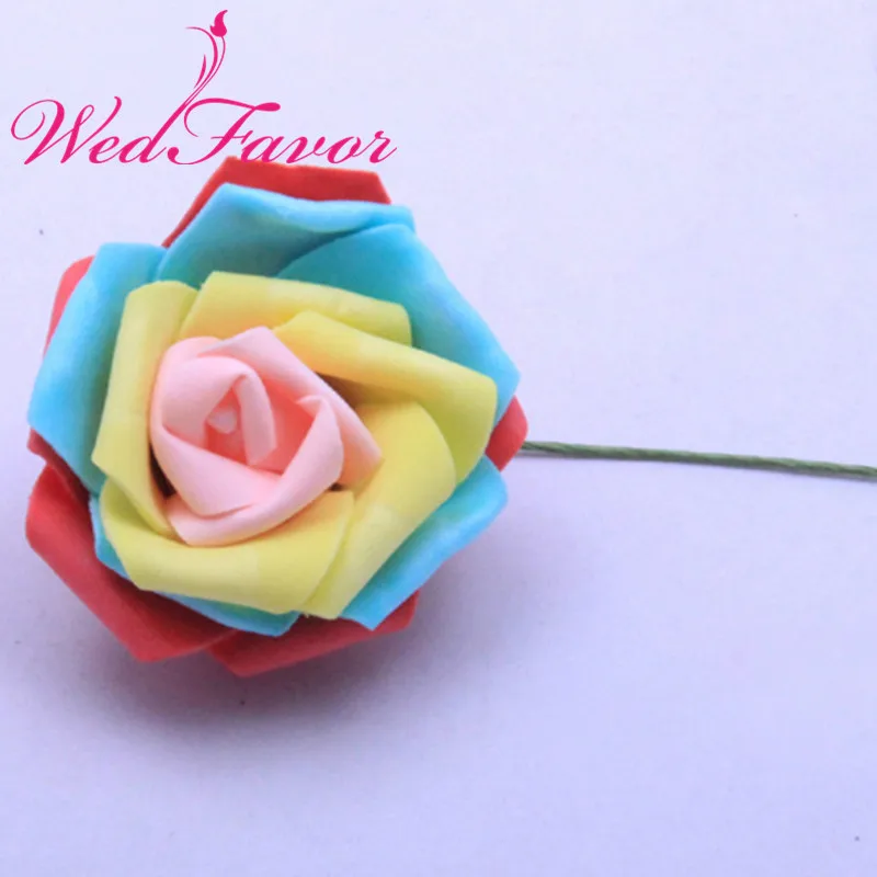 WedFavor 50pcs 7-8cm Multicolor Artificial PE Foam Rose Flower Stems For Wedding Bridal Bouquet Hair Corsage Car Decoration
WedFavor 50pcs 7-8cm Multicolor Artificial PE Foam Rose Flower Stems For Wedding Bridal Bouquet Hair Corsage Car Decoration