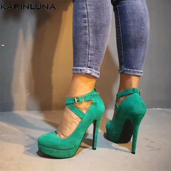 Karinluna Luxury Large Size 47 Sexy Platform Party Women's Shoes Woman thinHigh Heels Ladies Spring cross-strap Pumps
Karinluna Luxury Large Size 47 Sexy Platform Party Women's Shoes Woman thinHigh Heels Ladies Spring cross-strap Pumps