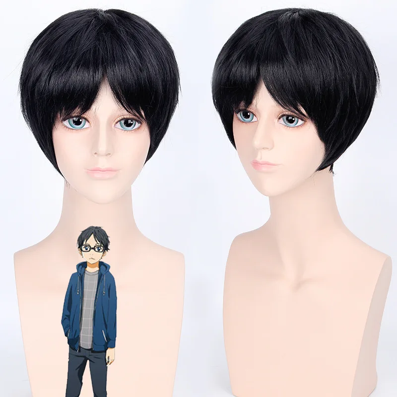 Your Lie in April Arima Kousei Short Black Cosplay Wig Male Straight Anime Synthetic Hair Halloween Costume Wigs For Men
Your Lie in April Arima Kousei Short Black Cosplay Wig Male Straight Anime Synthetic Hair Halloween Costume Wigs For Men
