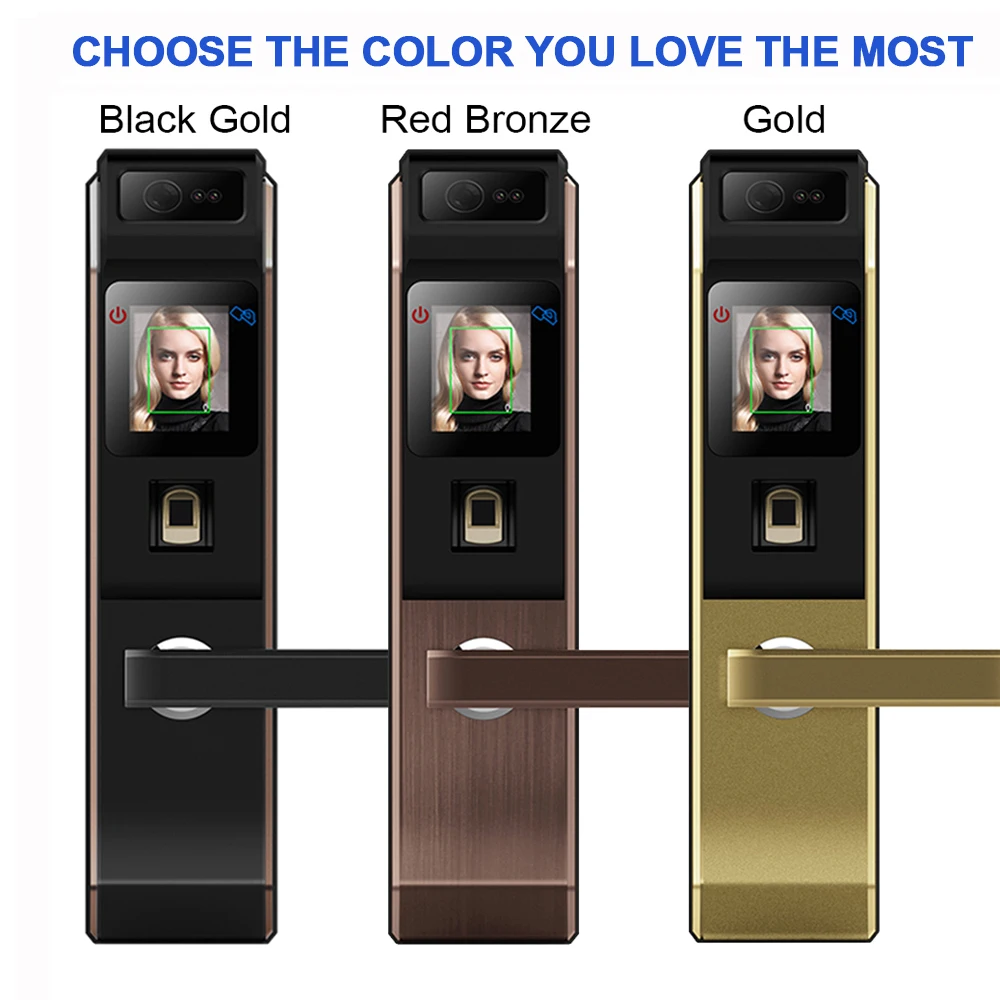 OUTLET Biometric Security Smart Electronic Door Lock For Home Anti-theft Intelligent Face Digital Electronic Lock Door Safe
OUTLET Biometric Security Smart Electronic Door Lock For Home Anti-theft Intelligent Face Digital Electronic Lock Door Safe