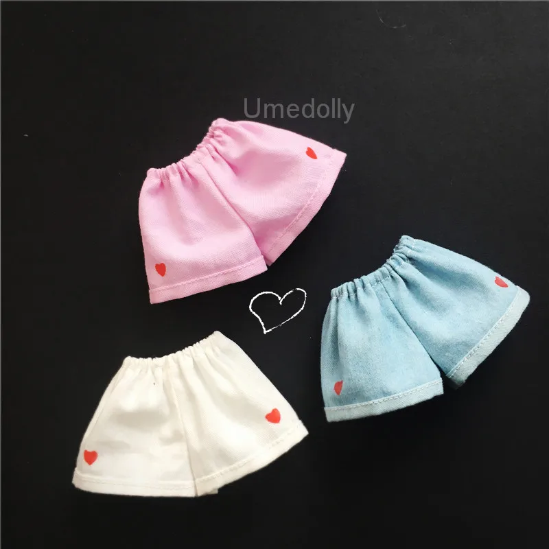 1PCS Blyth Doll Pants Lovely Heart Shorts for Pullip, Licca, 1/6 BJD, 1/8 BJD Doll Clothes Accessories
1PCS Blyth Doll Pants Lovely Heart Shorts for Pullip, Licca, 1/6 BJD, 1/8 BJD Doll Clothes Accessories