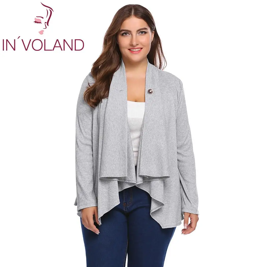 IN'VOLAND Plus Size Women Knit Cardigan Sweater Autumn Casual Long Sleeve Button Blouse Blusas Tops Large Size 3XL Lady Clothes
IN'VOLAND Plus Size Women Knit Cardigan Sweater Autumn Casual Long Sleeve Button Blouse Blusas Tops Large Size 3XL Lady Clothes