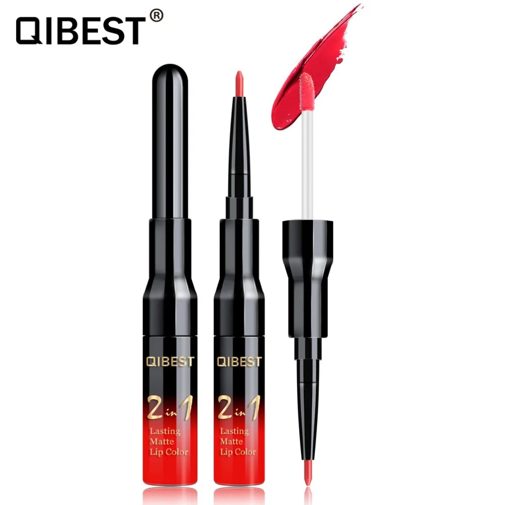 2 in 1 Two step lips liquid lipstick & liner 20 Colors double-end Lip gloss Makeup Lipstick Pencil Waterproof Long Lasting
2 in 1 Two step lips liquid lipstick & liner 20 Colors double-end Lip gloss Makeup Lipstick Pencil Waterproof Long Lasting