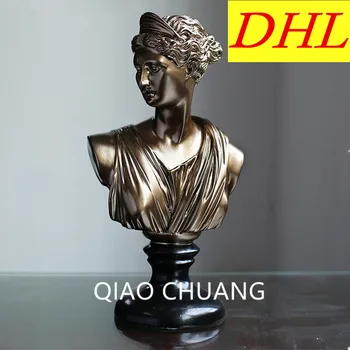 Continental Retro Classical Figure Greek Goddess Half-length Sculpture Home & Hotel & Club Creative Resin Decoration G557
Continental Retro Classical Figure Greek Goddess Half-length Sculpture Home & Hotel & Club Creative Resin Decoration G557