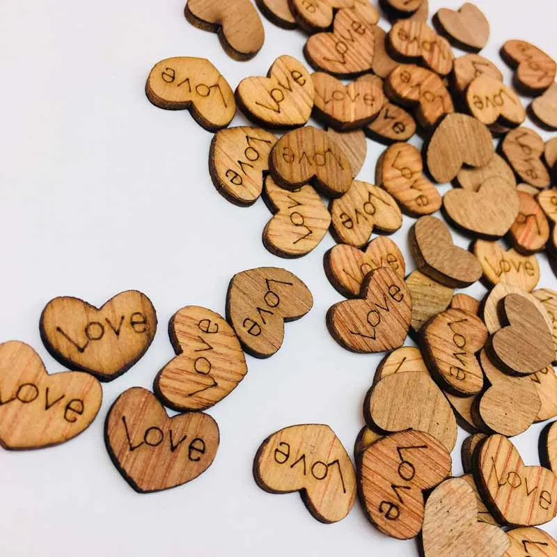 100pcs Love Heart Wooden Confetti Rustic Slices Crafts DIY Confetti For Wedding Party Ornaments Table Scatter
100pcs Love Heart Wooden Confetti Rustic Slices Crafts DIY Confetti For Wedding Party Ornaments Table Scatter