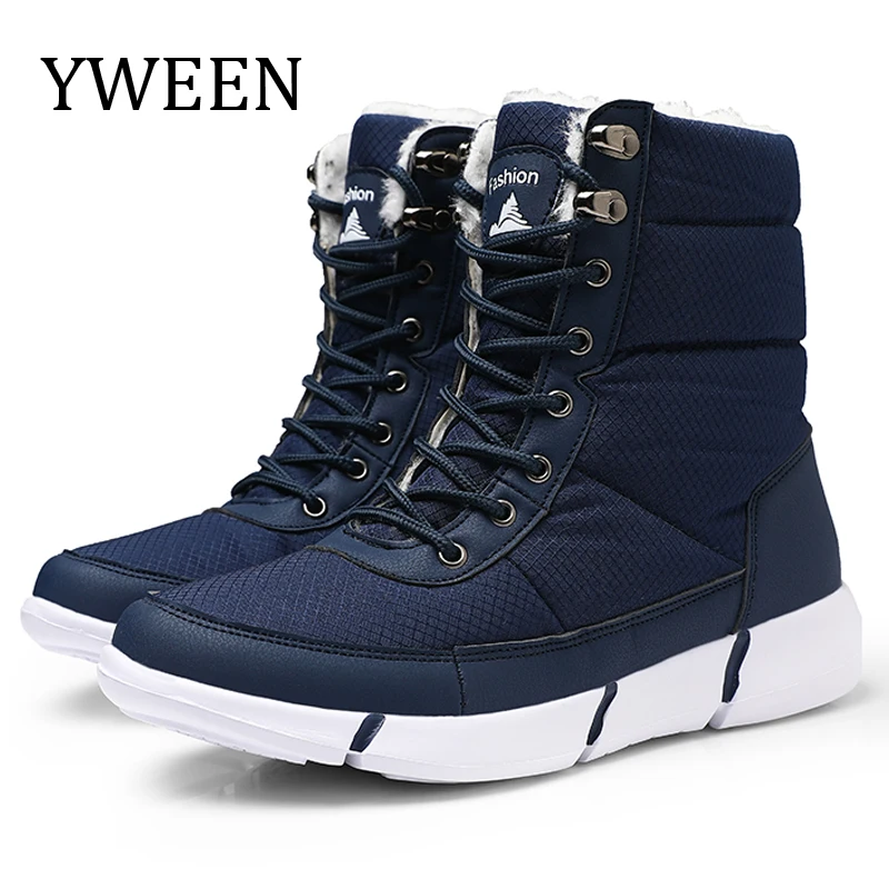 YWEEN Keep warm Men Boots Platform Snow Boots Male thick Plush Waterproof Slip-resistant Winter Shoes Plus Size Lover's Boots
YWEEN Keep warm Men Boots Platform Snow Boots Male thick Plush Waterproof Slip-resistant Winter Shoes Plus Size Lover's Boots