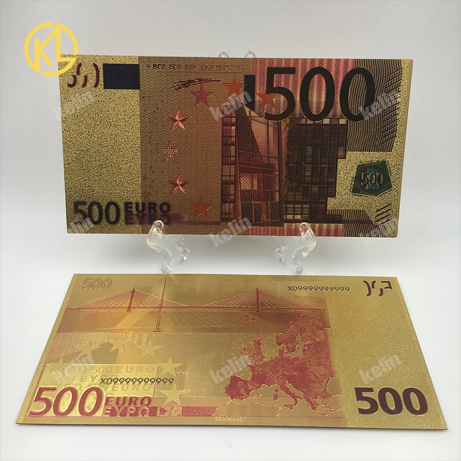 10Pcs/Lot Colorful European Banknote Currency 500 Euro Banknote in 24K Gold Foil Fake Money For Gifts
10Pcs/Lot Colorful European Banknote Currency 500 Euro Banknote in 24K Gold Foil Fake Money For Gifts